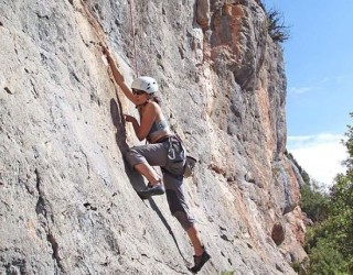 Escalada esportiva al sector d’Abaix (Coll de Nargó)