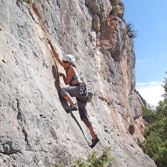 Escalada esportiva al sector d’Abaix (Coll de Nargó)