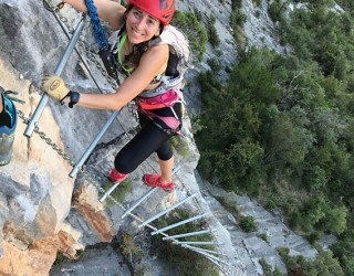 Via Ferrata Roca Narieda, una via molt ben equipada i completa 29 abril