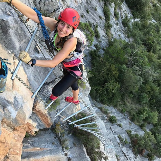 Via Ferrata Roca Narieda, una via molt ben equipada i completa 29 abril