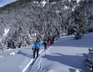 Sortida Esquí de Muntanya Nivell Mig a la Vall de Banyell desnivell positiu 730m