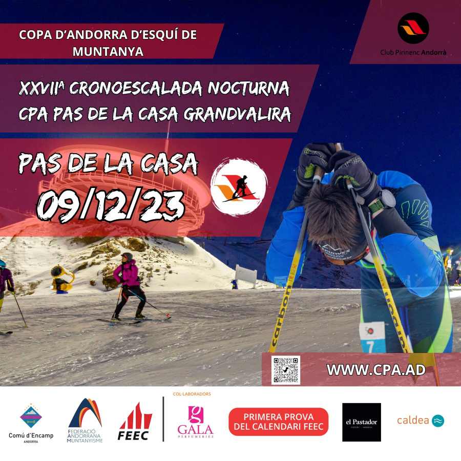 XXVIIª CRONOESCALADA NOCTURNA CPA PAS DE LA CASA - GRANDVALIRA